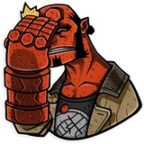 Hellboy WhatsApp Sticker #9