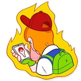 Hey Proboscis WhatsApp Sticker #13