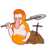 Hey Proboscis WhatsApp Sticker #23