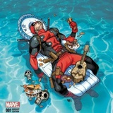 Deadpool Cartoon Characters WhatsApp Sticker #14