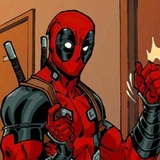 Deadpool Cartoon Characters WhatsApp Sticker #15