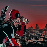 Deadpool Cartoon Characters WhatsApp Sticker #3