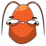 Shrimp WhatsApp Sticker #4