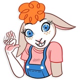 Hillbilly Dolly WhatsApp Sticker #5