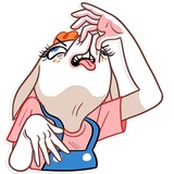 Hillbilly Dolly WhatsApp Sticker #8