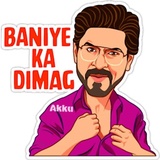 Hindi Funny Meme WhatsApp Sticker #11