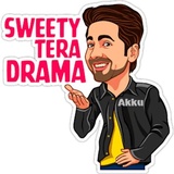 Hindi Funny Meme WhatsApp Sticker #18