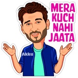 Hindi Funny Meme WhatsApp Sticker #23