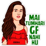 Hindi Funny Meme WhatsApp Sticker #24