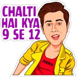 Hindi Funny Meme WhatsApp Sticker #9