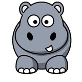 Funny Hippo WhatsApp Sticker pack