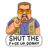 The Dude WhatsApp Sticker #14
