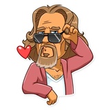 The Dude WhatsApp Sticker #2