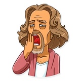 The Dude WhatsApp Sticker #21