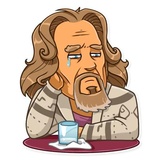 The Dude WhatsApp Sticker #23
