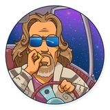 The Dude WhatsApp Sticker #26