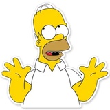 Homer Simpson WhatsApp Sticker #11