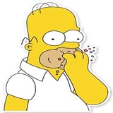 Homer Simpson WhatsApp Sticker #13