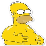 Homer Simpson WhatsApp Sticker #14