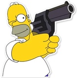 Homer Simpson WhatsApp Sticker #15