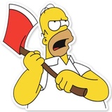 Homer Simpson WhatsApp Sticker #16