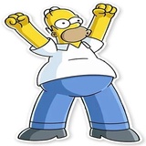 Homer Simpson WhatsApp Sticker #19