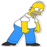 Homer Simpson WhatsApp Sticker #22