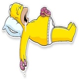 Homer Simpson WhatsApp Sticker #23