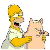 Homer Simpson WhatsApp Sticker #25