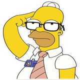 Homer Simpson WhatsApp Sticker #29