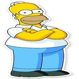 Homer Simpson WhatsApp Sticker #3