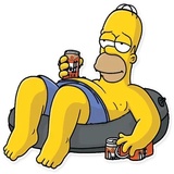 Homer Simpson WhatsApp Sticker #9