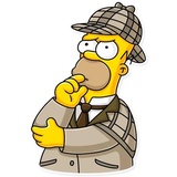 Homer Simpson WhatsApp Sticker #12