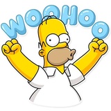 Homer Simpson WhatsApp Sticker #15