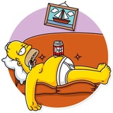 Homer Simpson WhatsApp Sticker #16