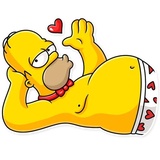 Homer Simpson WhatsApp Sticker #2