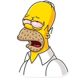 Homer Simpson WhatsApp Sticker #22