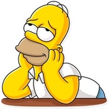 Homer Simpson WhatsApp Sticker #23