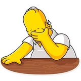 Homer Simpson WhatsApp Sticker #26