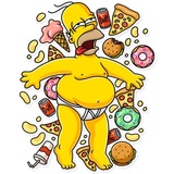 Homer Simpson WhatsApp Sticker #28
