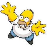 Homer Simpson WhatsApp Sticker #29