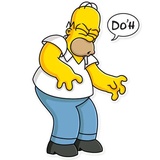 Homer Simpson WhatsApp Sticker #5