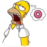 Homer Simpson WhatsApp Sticker #7