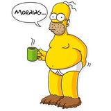 Homer Simpson WhatsApp Sticker #8