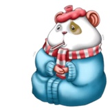 Naughty Hamster WhatsApp Sticker #10