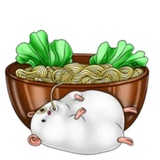 Naughty Hamster WhatsApp Sticker #14