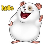 Naughty Hamster WhatsApp Sticker #15