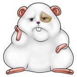 Naughty Hamster WhatsApp Sticker #21