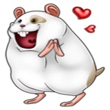 Naughty Hamster WhatsApp Sticker #24