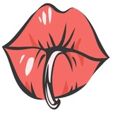 Hot Lips WhatsApp Sticker #7